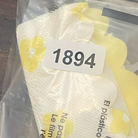 New! For Love And Lemons White Yellow Floral thong Bikini Bottom 1894 - Picture 7 of 12